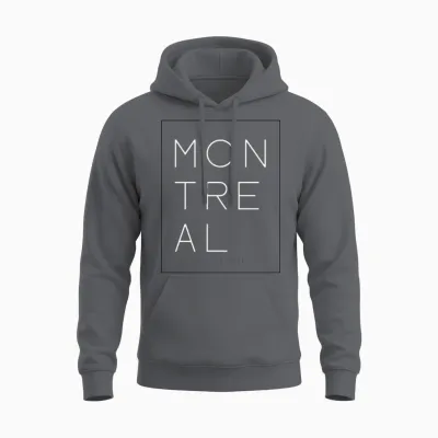 Montreal Unisex Hoodie - Charcoal