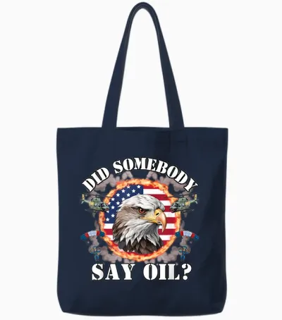 Hat Jemand öl Gesagt? Danke Usa Meme Ironisch Humorvolles Amerika Tote Bags - Navy