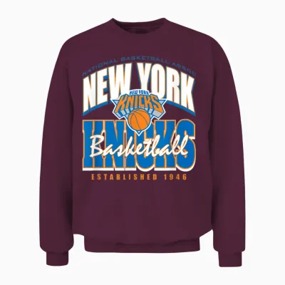 Nba Official New York Knicks Sorgen Für Krach Unisex Sweatshirt - Maroon