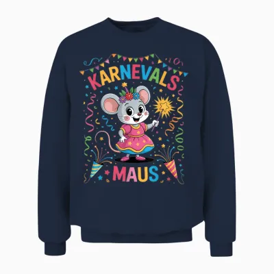 Carnival Mouse Women's Costume Replacement Cologne Carnival Unisex Sweatshirt - Navy