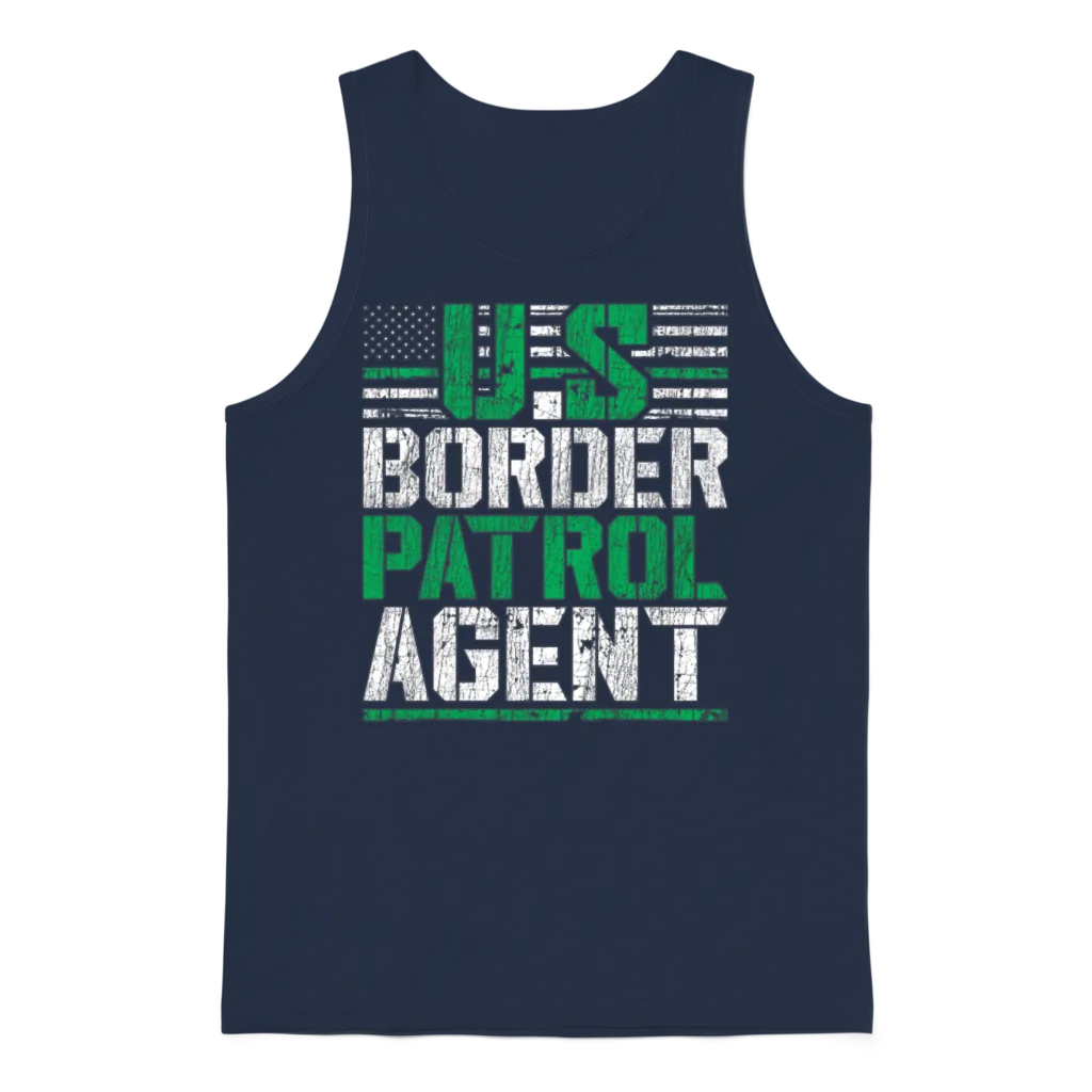 Us Border Patrol Agent Unisex Tank Top - Navy