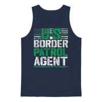 Us Border Patrol Agent Unisex Tank Top - Navy – 1
