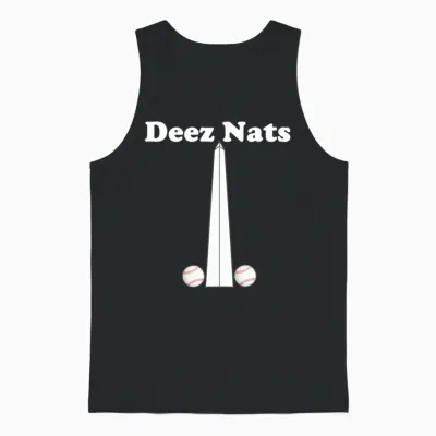 Washington Nationals Deez Nats Blue Unisex Tank Top - Black