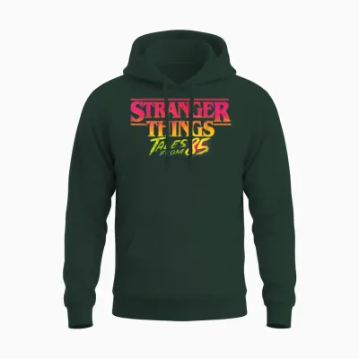 Stranger Things Tales from '85 Logo Unisex Hoodie - Forest