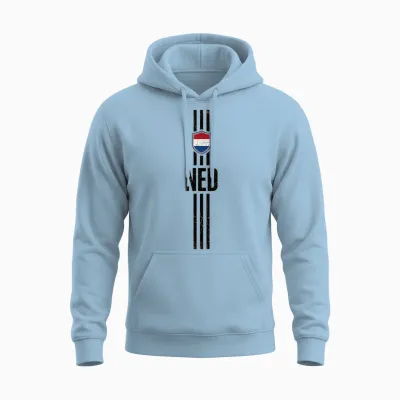 Netherlands Tshirt Dutch Holland Netherland Nederland Unisex Hoodie - Light Blue