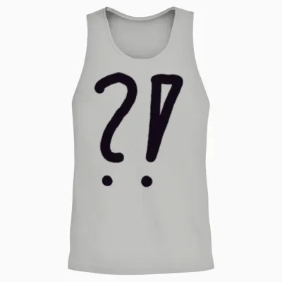 Question Mark Art Gift Unisex Tank Top - Ash