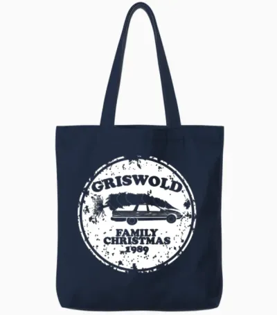 Griswold Christmas Vacation Tote Bags - Navy