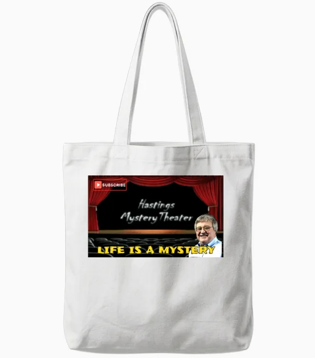 Life Is a Mystery Randall Schaefer Tote Bags in White