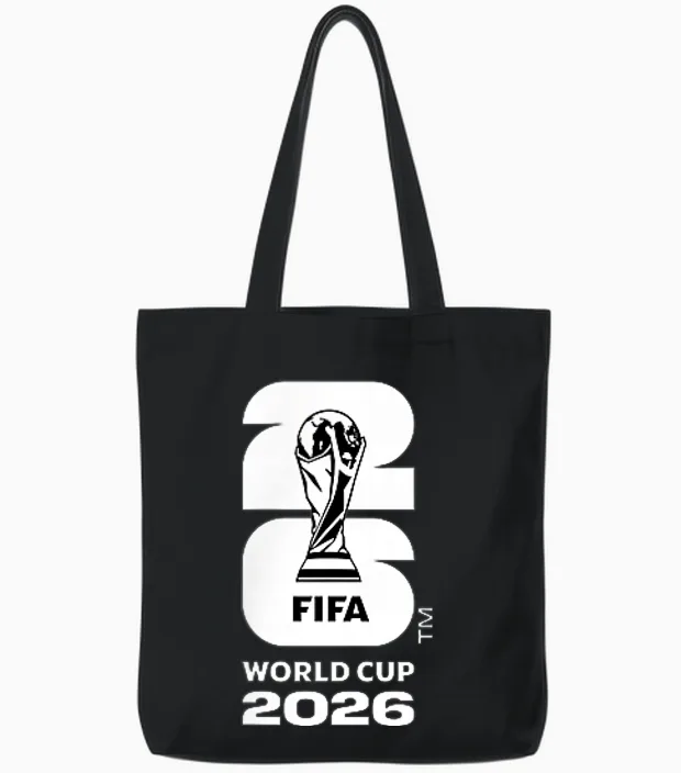 Fifa World Cup26 Bosnia Herzegovina Country Ball Tote Bags in Black