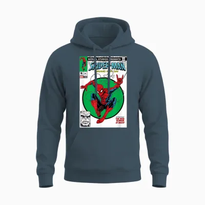 Marvel Studios Spider-Man: Bnd Movie 2026 Comic Cover Homage Unisex Hoodie - Dark Heather
