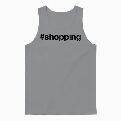 Shopping Unisex Tank Top - Sport Grey