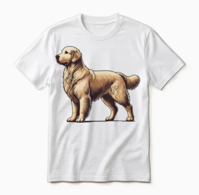 Golden Retriever Unisex T-Shirt - White