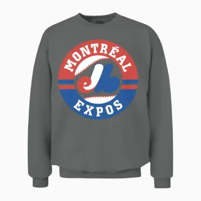 Montreal Expos 1969 Unisex Sweatshirt - Graphite Heather
