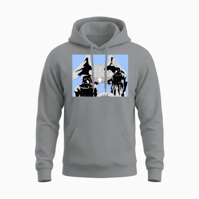 Anime Academy Animal Unisex Hoodie - Sport Grey