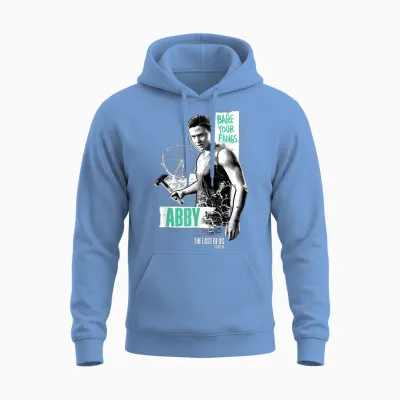 The Last of Us Bare Your Fangs Abby the Last of Us Part Ii Unisex Hoodie - Carolina Blue
