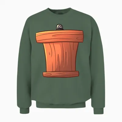 Graduation Podium Unisex Sweatshirt - Military Green