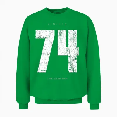 Vintage 74 Limited Edition Graphic Unisex Sweatshirt - Irish Green