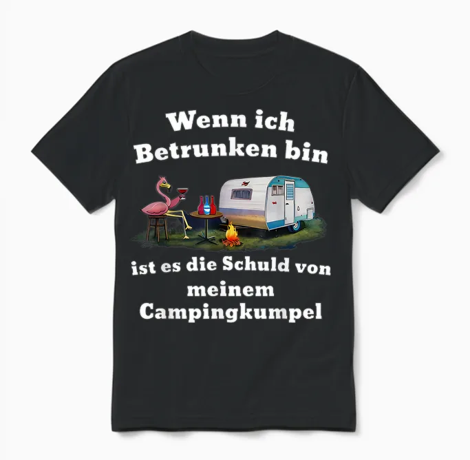 Wenn Ich Betrunken Bin Ist Es Die Schuld Von Meinem Unisex T-Shirt in Black