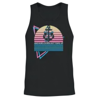 Funny Boating Retro Unisex Tank Top - Black – 2