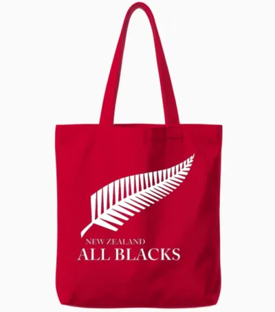 Kiwi All Blacks New Zeala Tote Bags - Red