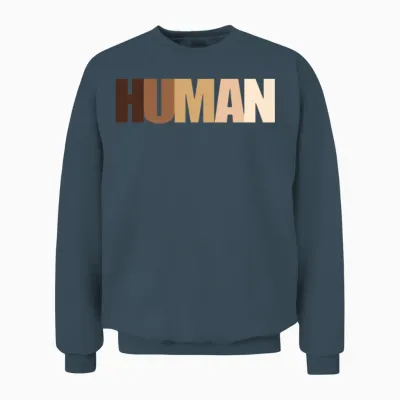 Human Anti Racist Unisex Sweatshirt - Dark Heather