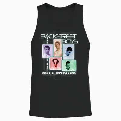 Backstreet Boys – Millenium Multi Color Unisex Tank Top - Black