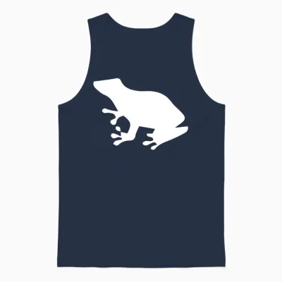 Frog Unisex Tank Top - Navy