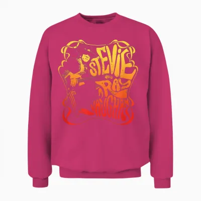 Stevie Ray Vaughan – Psychedelic Rock Musician Blues T-Shirt, Black, S Unisex Sweatshirt - Heliconia