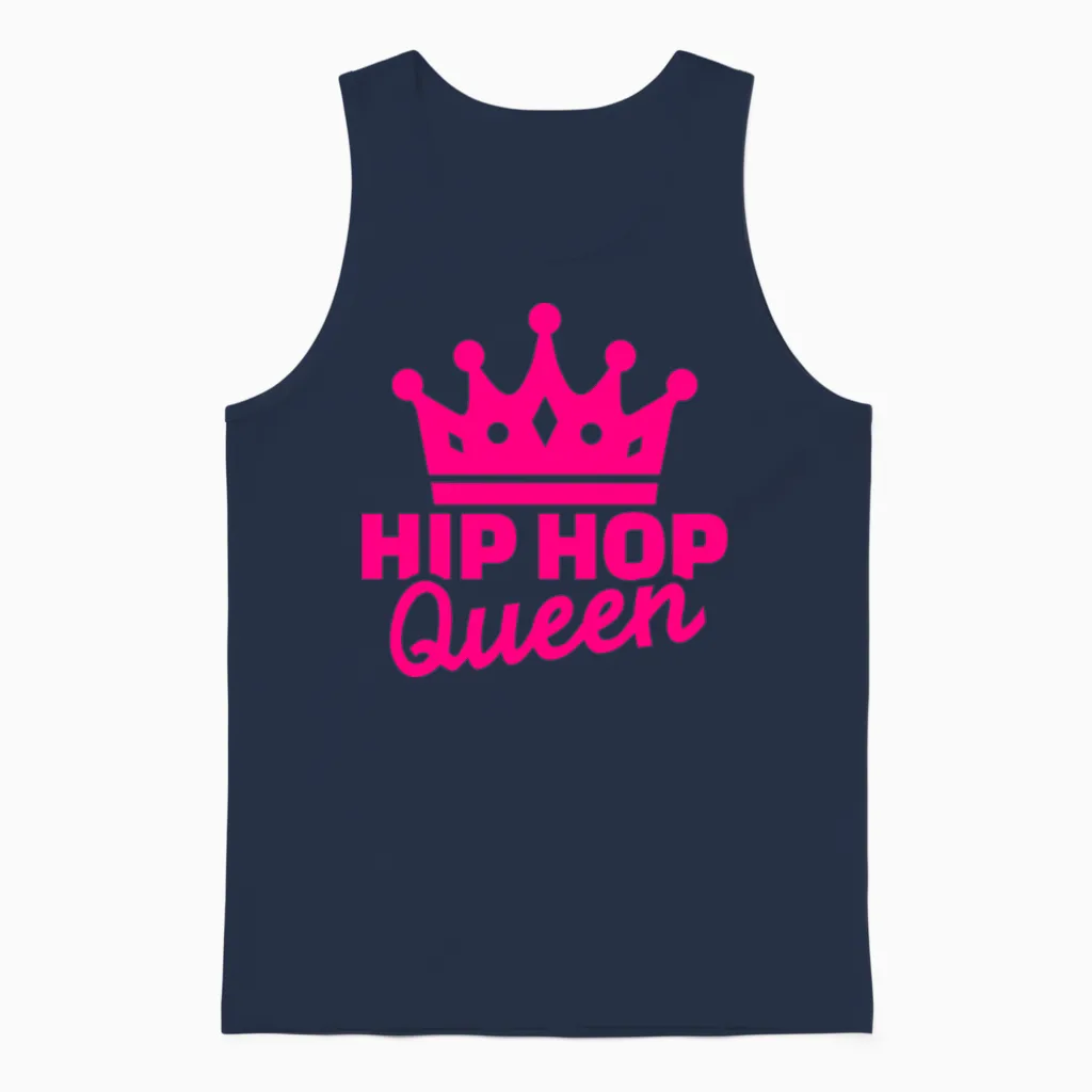 Hip Hop Unisex Tank Top in Navy