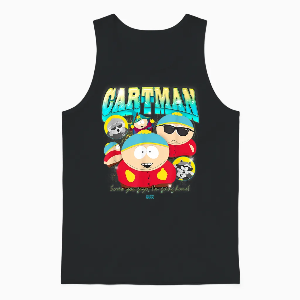 South Park - Cartman Unisex Tank Top in Black