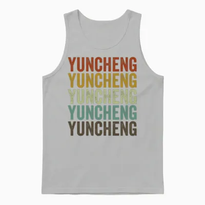 Yuncheng China Retro Vintage Unisex Tank Top - Ash