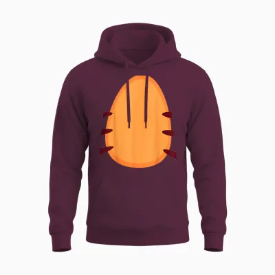 Tiger Costume Halloween Animal Unisex Hoodie - Maroon
