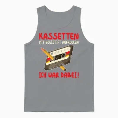 80s Outfit, Men's 90s Outfit, Women's T-Shirt, Black Unisex Tank Top - Sport Grey