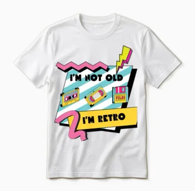 90s Retro Unisex T-Shirt - White