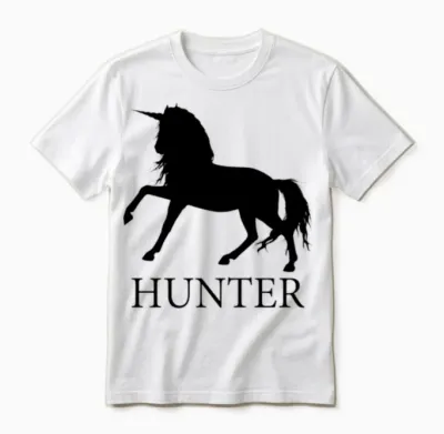 Unicorn Hunter Unisex T-Shirt - White