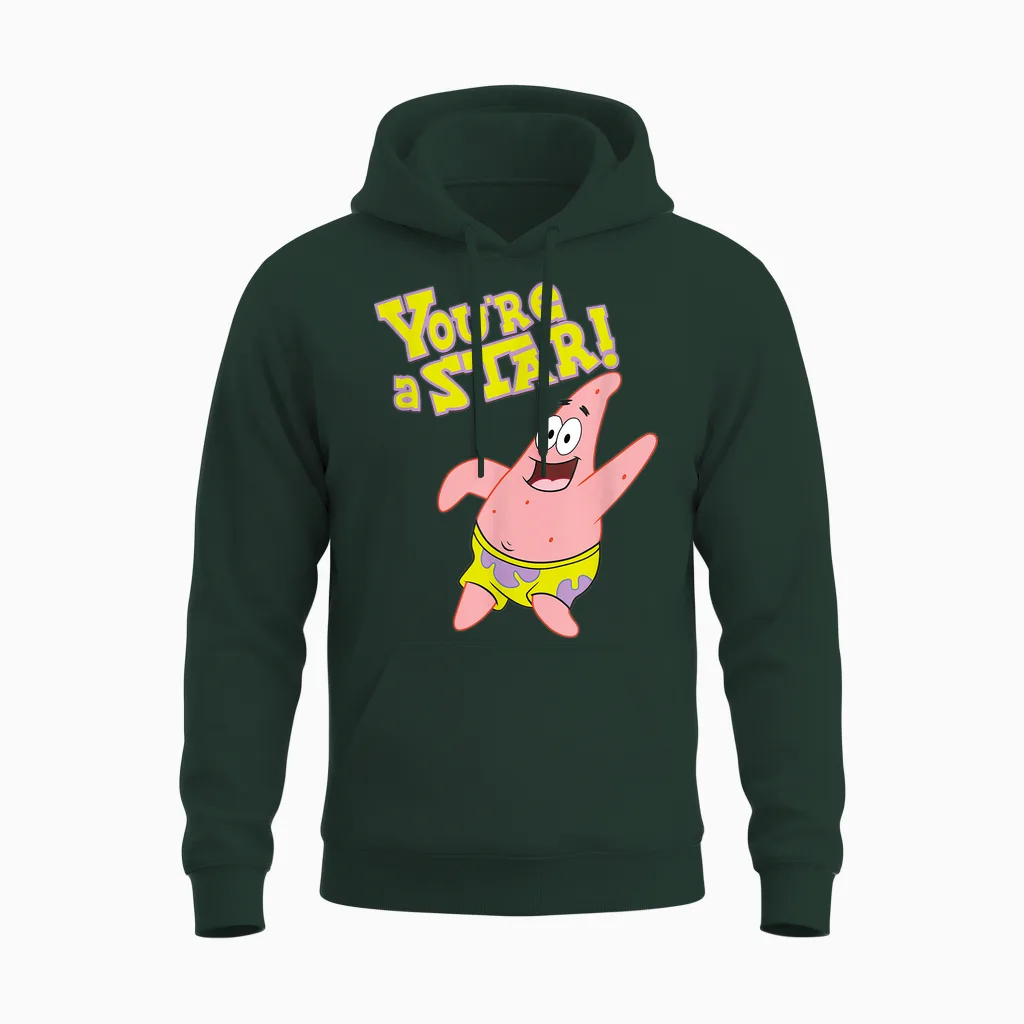 Patrick Star - You're a Star! Unisex Hoodie in Forest