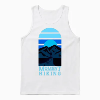 Moment Hiking Unisex Tank Top - White