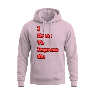 Attitude Girl Saying Unisex Hoodie - Light Pink