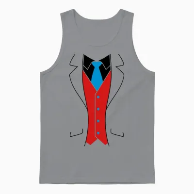 Tuxedo Unisex Tank Top - Sport Grey