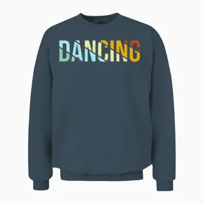 Dancing Retro Unisex Sweatshirt - Dark Heather