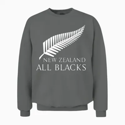 New Zealand Rugby Unisex Sweatshirt - Graphite Heather