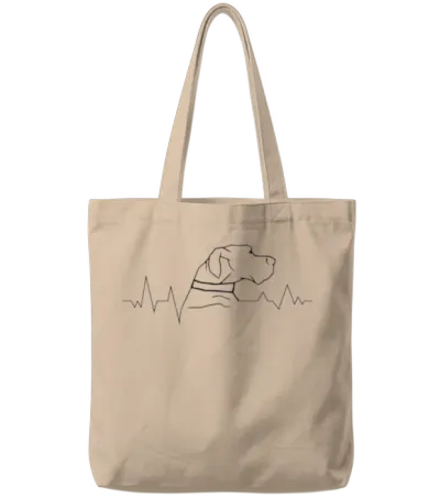 Dog-Breed Great-Dane-Dog Dog-Moms Dog-Dad Tote Bags - Natural