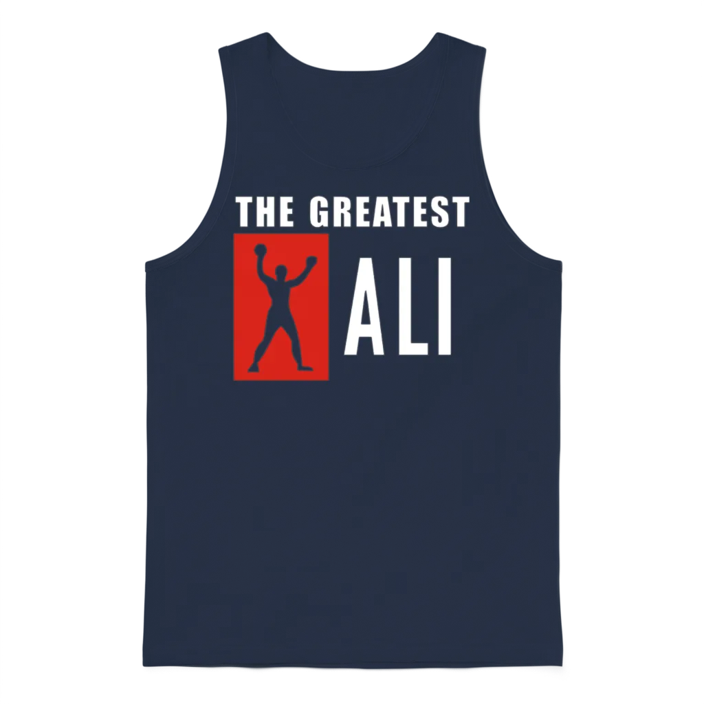 The Greates Ali Unisex Tank Top - Navy