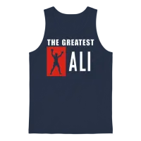 The Greates Ali Unisex Tank Top - Navy – 1