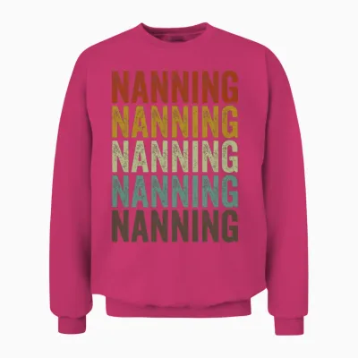 Nanning China Retro Vintage Unisex Sweatshirt - Heliconia