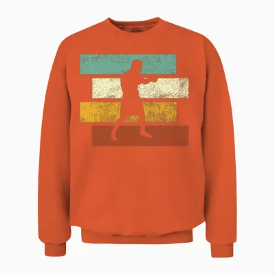 Boxing Retro Unisex Sweatshirt - Orange
