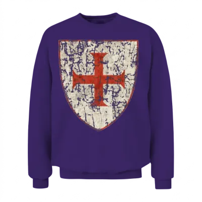 Knights Templar Unisex Sweatshirt - Purple