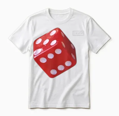 Oasis Amazon Exclusive Be Here Now 97' Dice Unisex T-Shirt - White