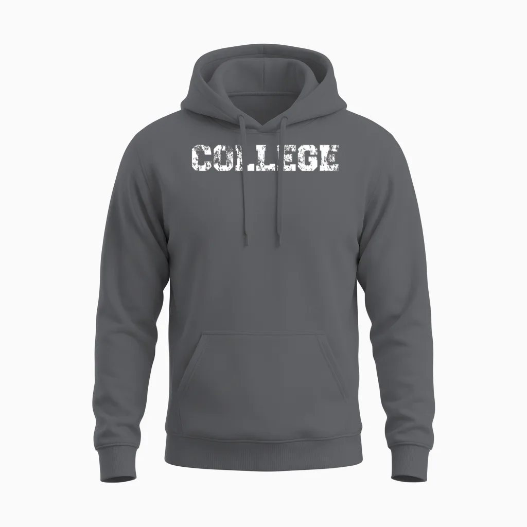 Animal House College Unisex Hoodie in Charcoal