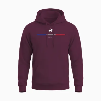 New Flag France Souvenirs Event Paris City Rooster Unisex Hoodie - Maroon